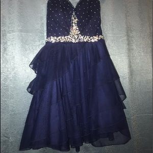 Navy blue dress